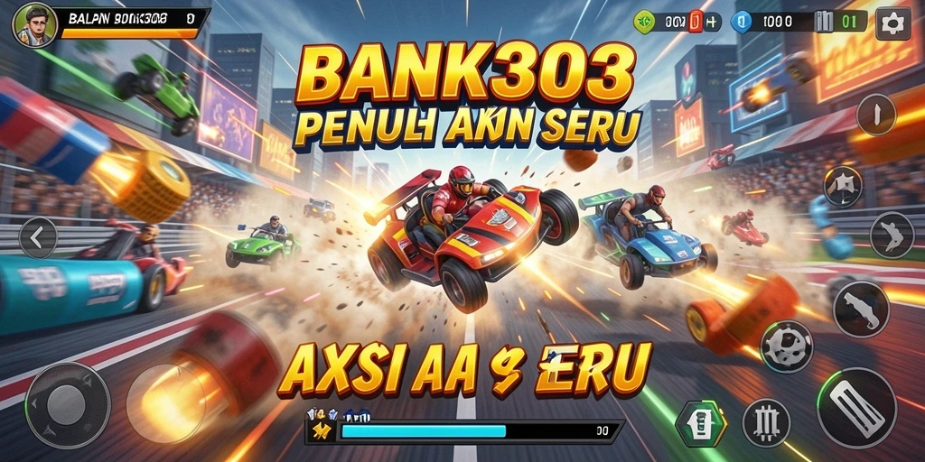 Tampilan menarik dari gameplay balap yang mendebarkan.