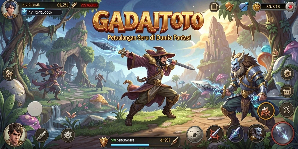 Tampilan gameplay GADAITOTO menampilkan eksplorasi mendebarkan.