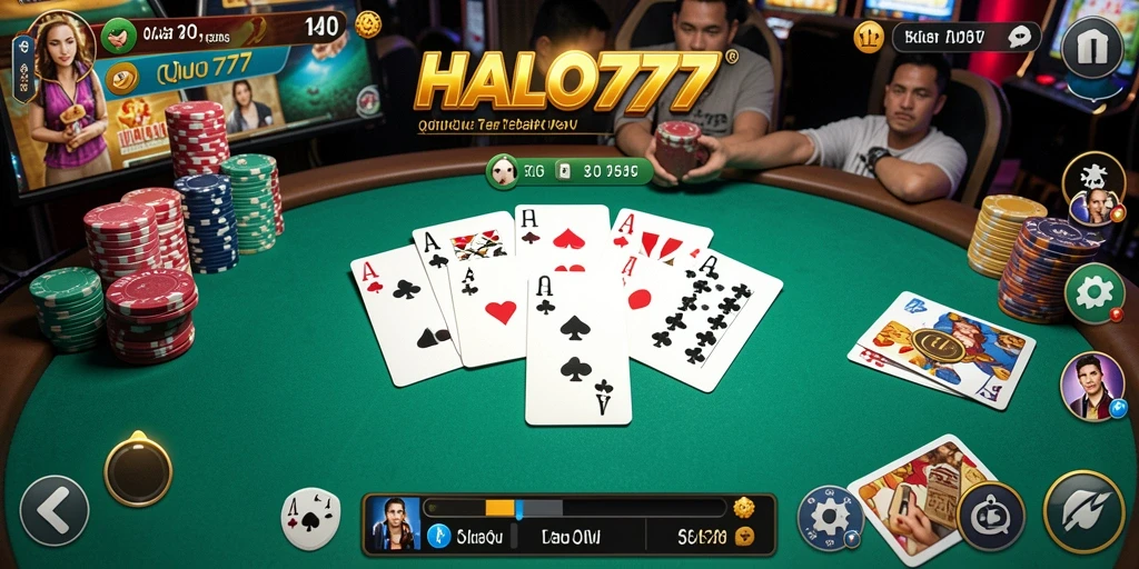 Screenshot gameplay QiuQiu HALO777 yang menantang dan seru.