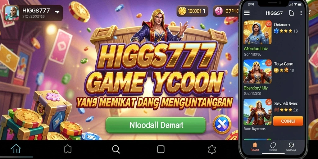 Tangkapan layar gameplay HIGGS777 yang menunjukkan strategi Tycoon.