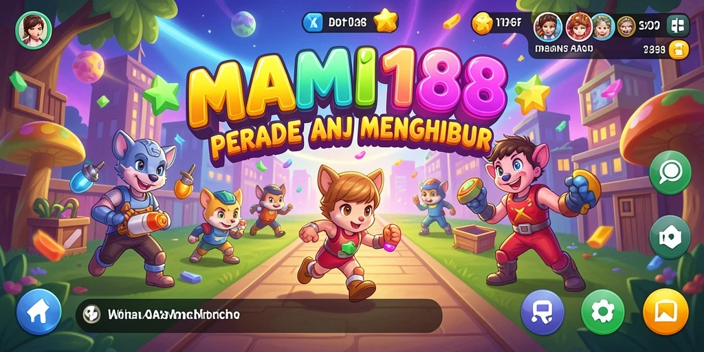 Tampilan screenshot MAMI188 menunjukkan gameplay Arcade yang dinamis dan seru.