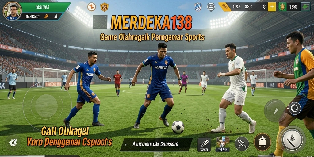 Tampilan gameplay MERDEKA138 yang sangat dinamis dan penuh aksi.