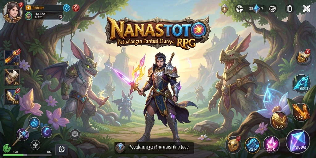 Tangkapan layar menampilkan aksi seru dalam gameplay NANASTOTO.