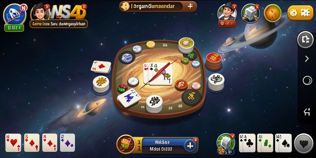 Tampilan menarik dan gameplay seru di NASA4D.
