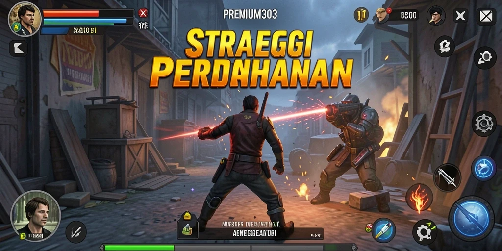 Gameplay menegangkan dengan strategi Tower Defense yang seru.