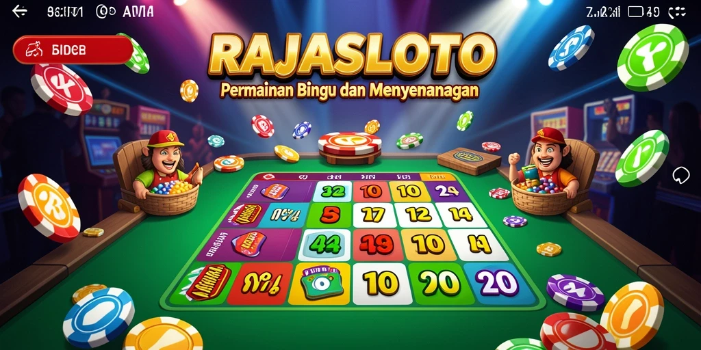 Tampilan gameplay seru di RAJASLOTO dengan pemain yang terlibat dalam Bingo.