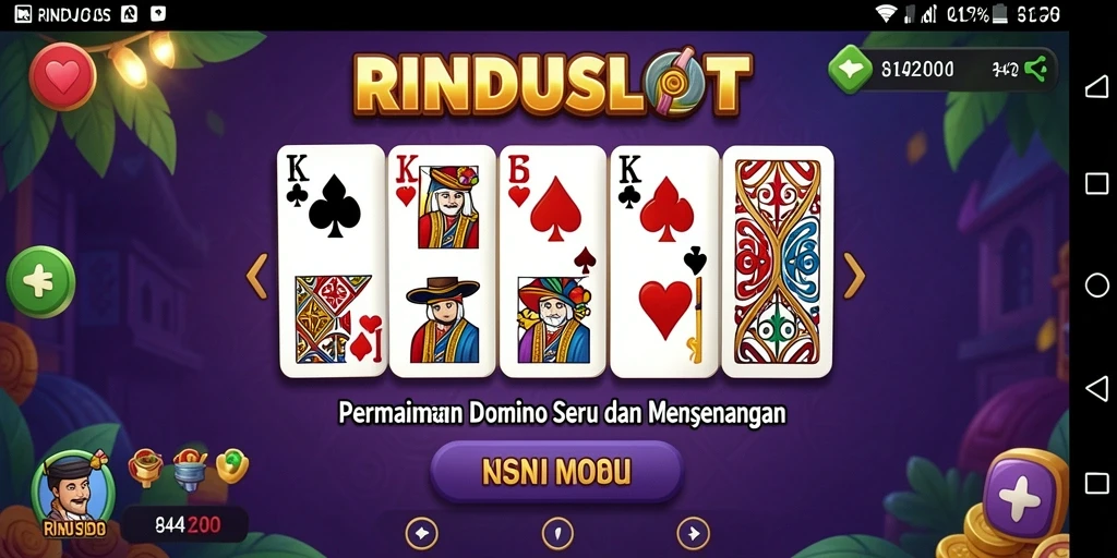 Tampilan gameplay seru dalam RINDUSLOT yang menarik.
