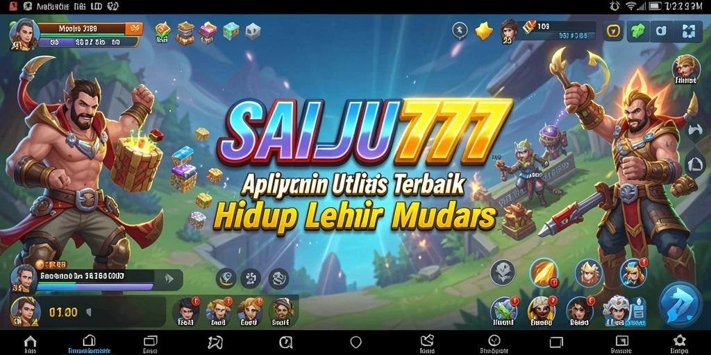 Tampilan antarmuka SALJU777 yang modern dan intuitif.