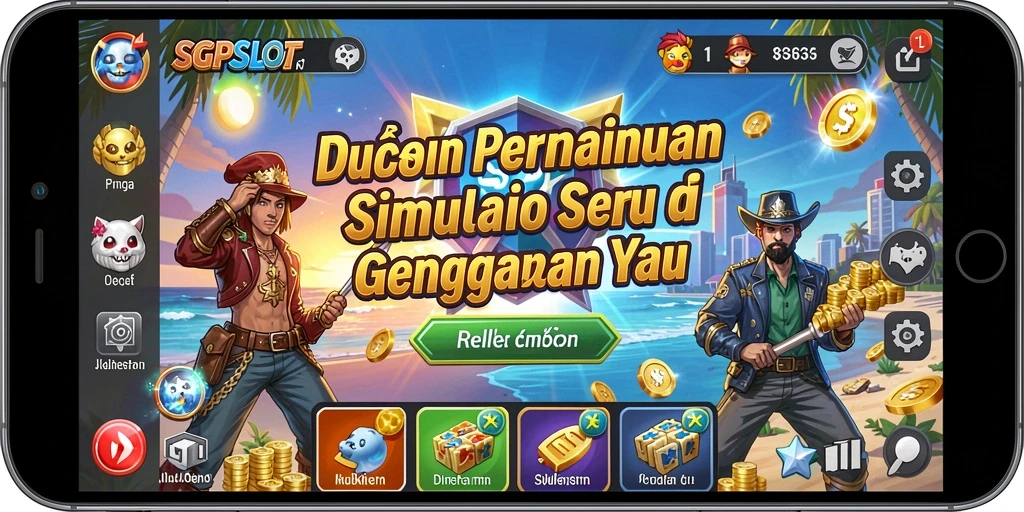 Screenshot SGPSLOT yang menampilkan gameplay simulasi yang menarik.