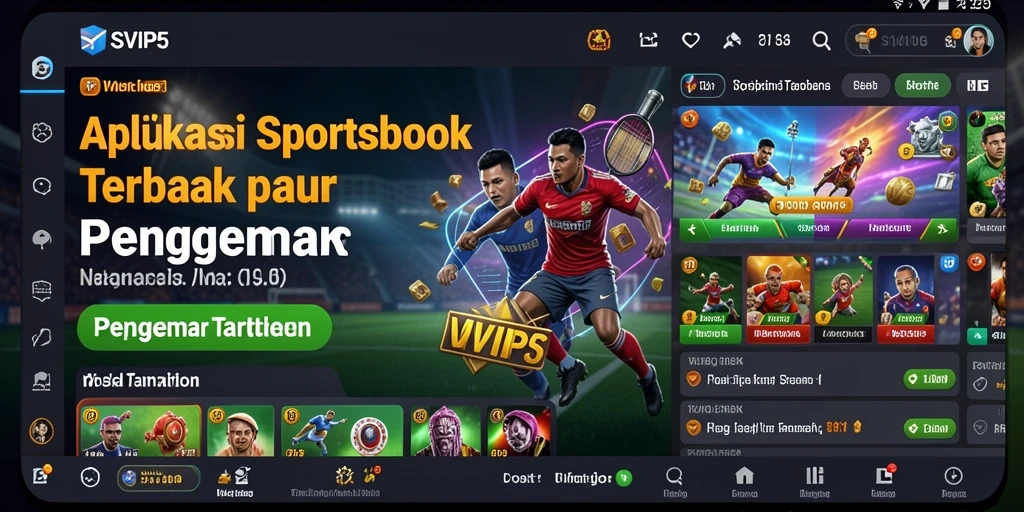 Screenshot utama SVIP5 menampilkan suasana taruhan yang mendebarkan.