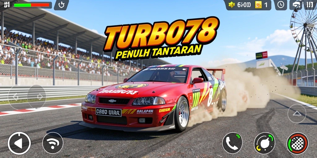 Tampilan menarik dari gameplay TURBO78 yang mendebarkan.