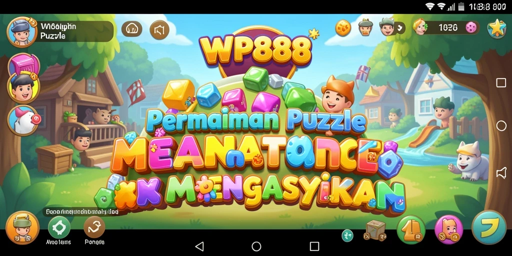 Tampilan gameplay seru dan menantang dalam WP888.