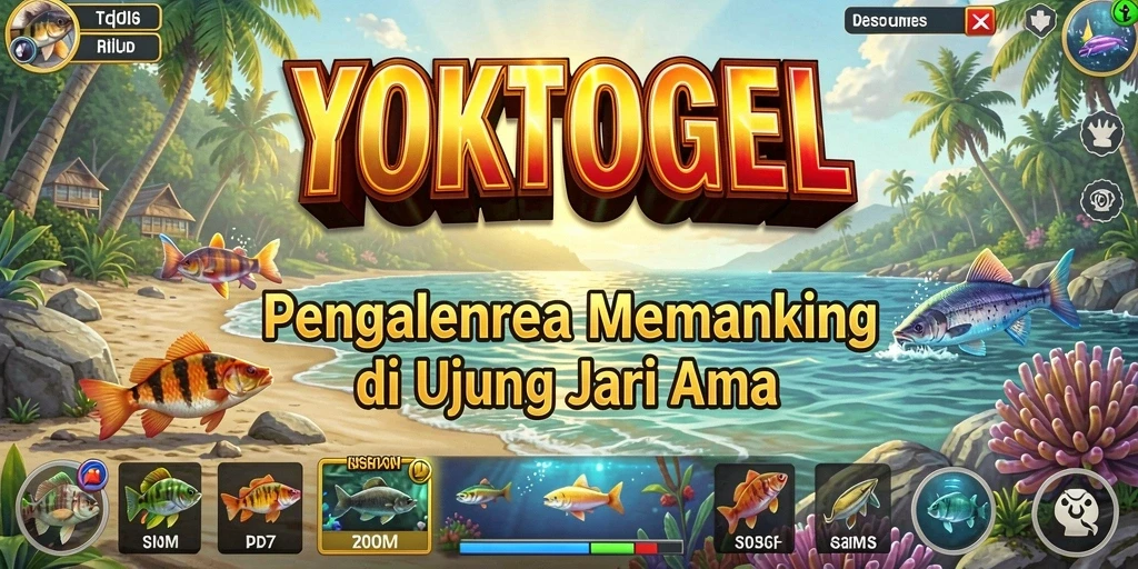 Screenshot gameplay YOKTOGEL menampilkan pengalaman memancing yang menakjubkan.
